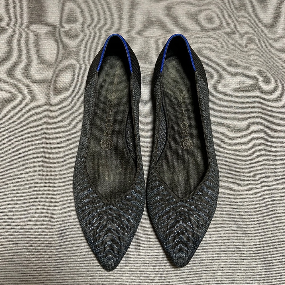 Rothy’s night metallic points size 10